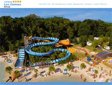Tablet Screenshot of campingleschenes.com